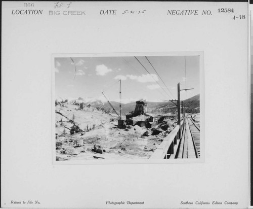 Big Creek, Florence Lake Dam - Crusher