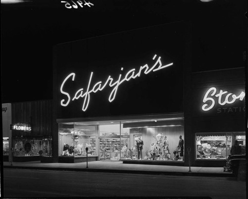 Safarjan's men's store exterior