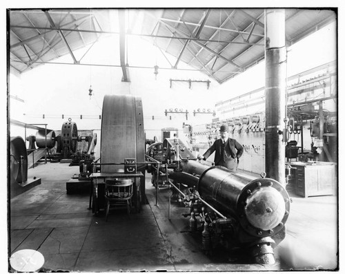 The interior of the Redlands Steam Plant