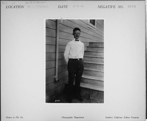 P1.2 - Portraits, misc. - Dr. G. K. Neider