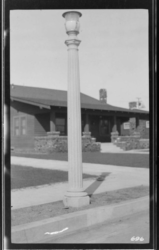 An example of street lighting in the #1 District