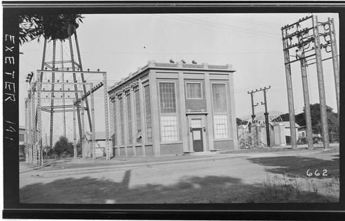 The exterior of Exeter Substation