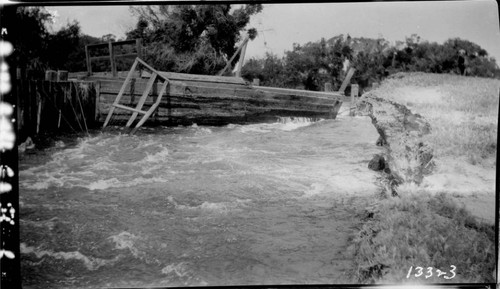 Big Creek, Herminghaus Ranch - Herminghaus Estate - Washed out head gate