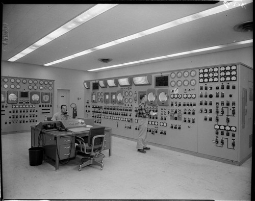 Control room at Etiwanda Generating Station