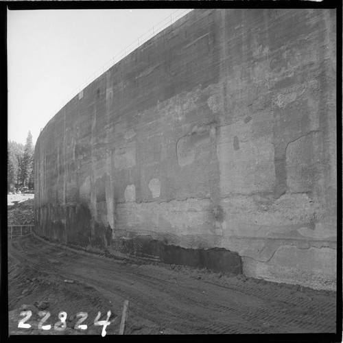 Big Creek, Huntington Lake Dams - Dam 2 Upstream face