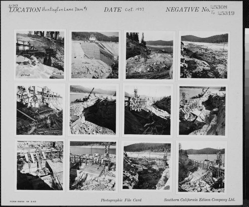 Big Creek, Huntington Lake Dams