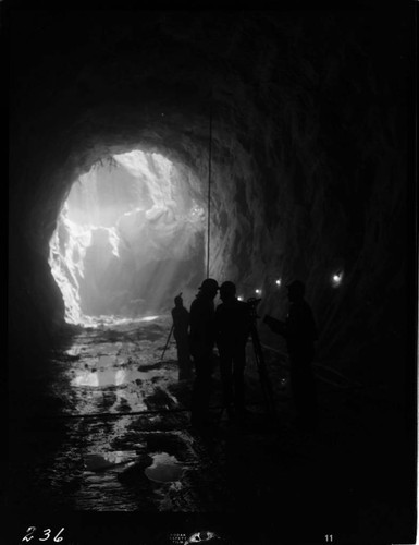 Big Creek - Mammoth Pool - Diversion tunnel outlet from inside