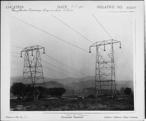 Long Beach-Lighthipe-Laguna Bell Transmission Line