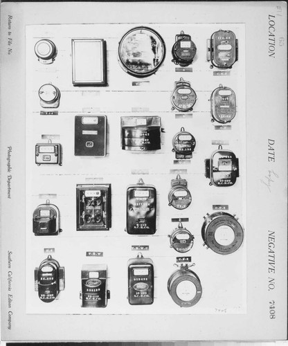 E1.1 - Electric Equipment misc