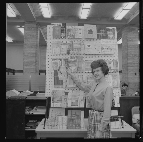 Display of booklets related to electricity