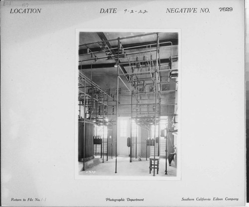 E1.1 - Electric Equipment misc