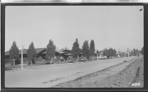 An example of street lighting in the #1 District