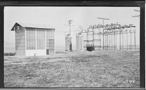 The exterior of the Terra Bella Substation