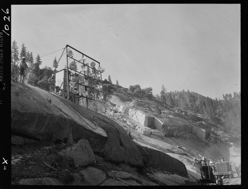 Big Creek - Mammoth Pool - Lightning tower at damsite