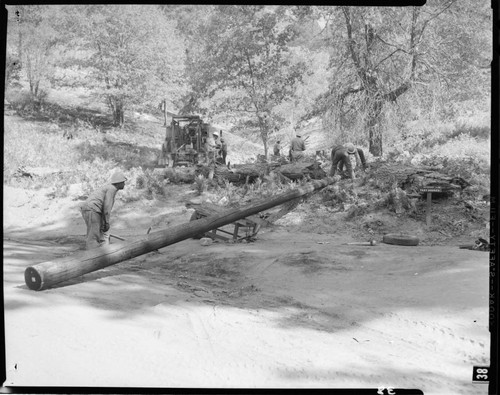 San Bernardino wildfire in 1956