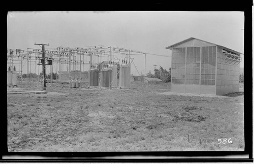 The exterior of Tulare Substation