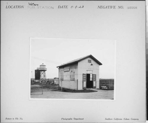 Watson Substation