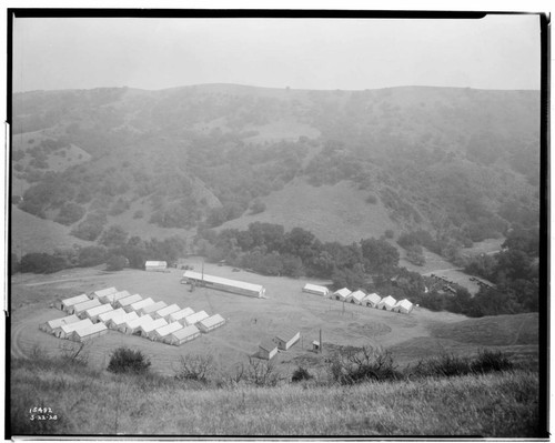 Vincent Transmission Line - Construction Camp in Brea Canyon