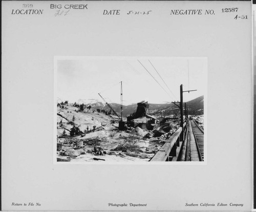 Big Creek, Florence Lake Dam - described as Diversion dam