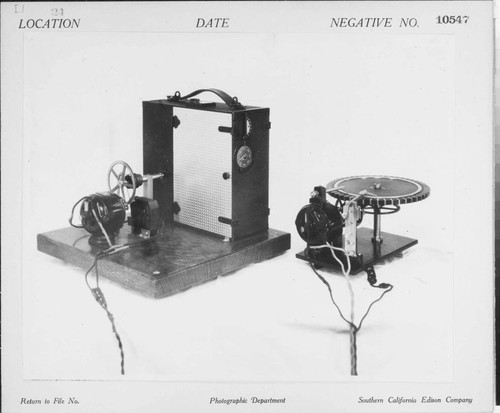 I1 - Inventions/Developments - Automatic camera set