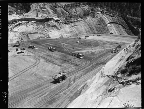 Big Creek - Mammoth Pool - General view of fill operation