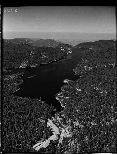 Aerial photo of Huntington Lake