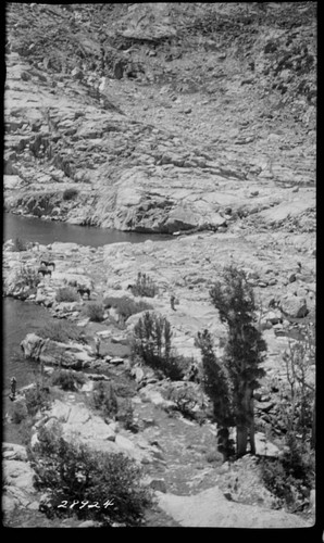 Bear Creek Damsite at Three Island Lake at headwater South fork