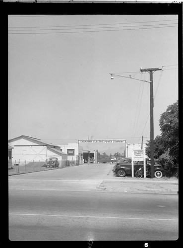 California Electric Power Co. - Gated entrance