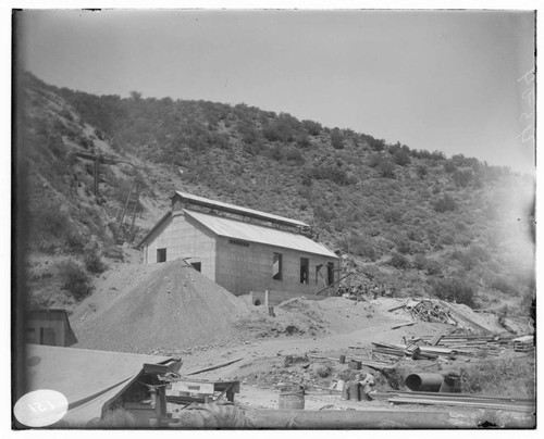 Lytle Creek Hydro Plant while under construction