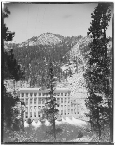 Big Creek Powerhouse #1 and penstocks