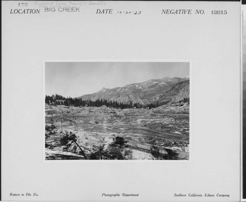 Big Creek, Florence Lake Dam