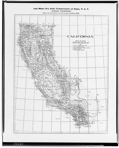 C1.1 - Charts miscellaneous - Weather chart for California