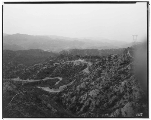 Big Creek Transmission Line - Over hills in back of Saugus Substation