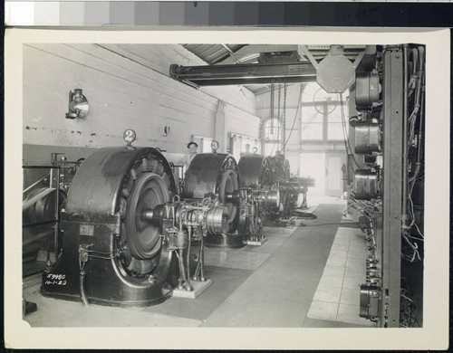 Azusa Powerhouse - Powerhouse interior