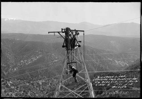 Big Creek Transmission Line insulators