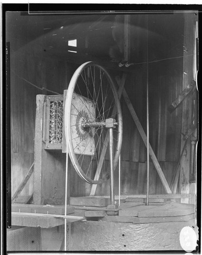 The automatic rheostat in the interior of Santa Ana River #1 Hydro Plant