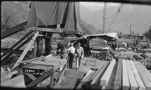 Tule River Powerhouse - Rebuilding Flume Line