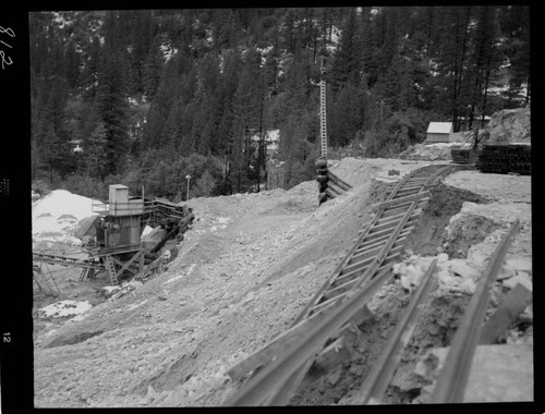 Big Creek - Mammoth Pool - Track washed out at Shakeflat