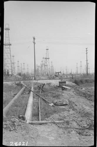 Long Beach Steam Station - Gas line - Showing 16" L.B.S.S. Gas Line crossing Union Pacific RR east of Henry Ford Ave