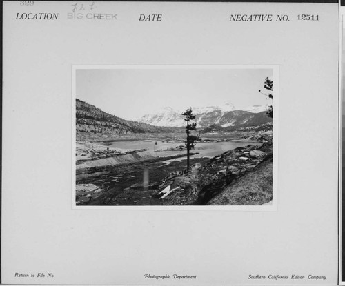 Big Creek, Florence Lake Dam