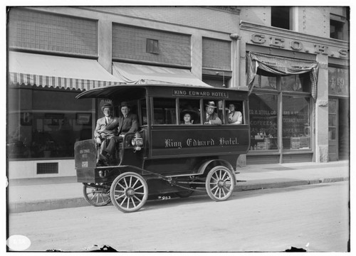 The King Edward Hotel automobile bus