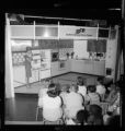 Edison booth at Fair exhibit with a demonstration of an all-electric kitchen