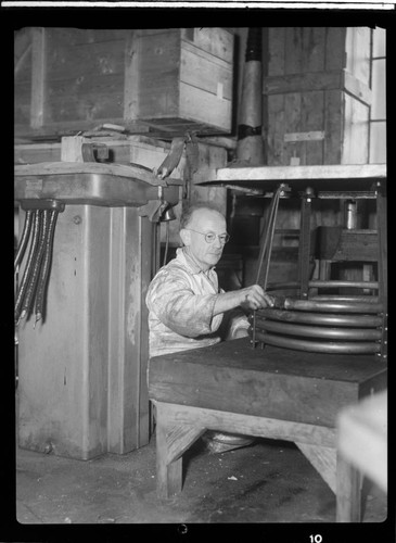 Man working at bench