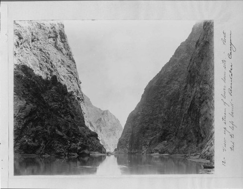 View upstream of the lower dam site in Boulder Canyon