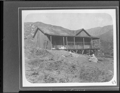 O.H. Ensign's cottage at Santa Ana River #1 Hydro Plant