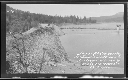 Dam at Crane Valley