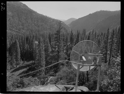 Big Creek - Mammoth Pool - Microwave installation looking downstream