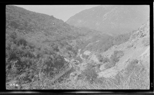 The Middle Fork branch conduit (flume) at Kaweah #3 Hydro Plant