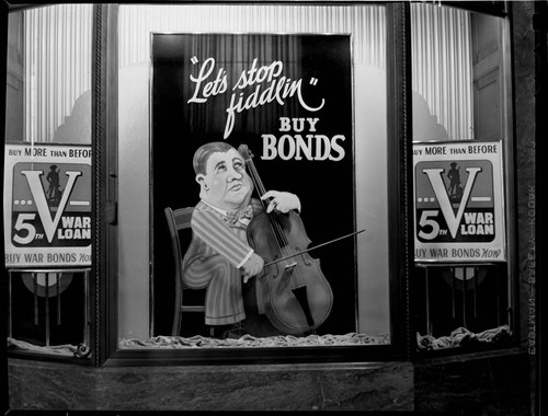 War Bond Display Window