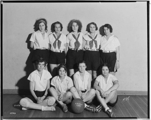 Edison Girls Basketball Team 1932